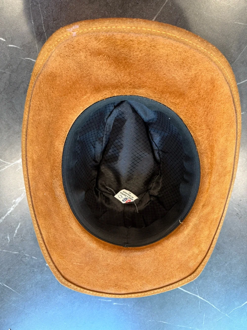 Brown Genuine Leather Outback Cowboy Hat Made in Brazil Unisex